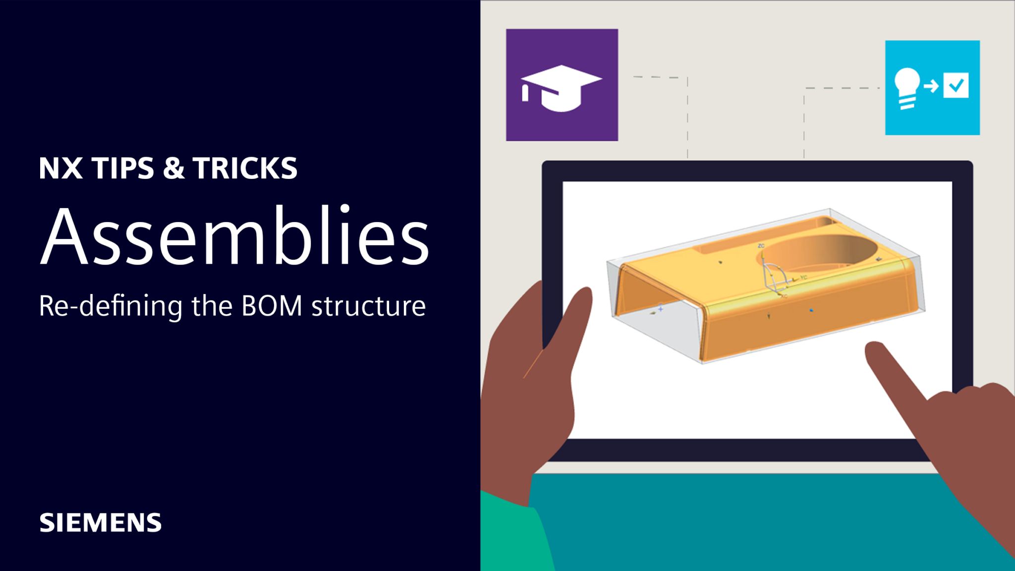 Assemblies: Re-defining the BOM structure | NX Tips and Tricks | December 2023